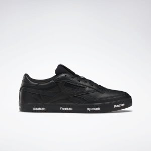 Reebok Club C Revenge Plus Turnschuhe Herren - Schwarz/Weiß/Rot - DE 607-HEQ